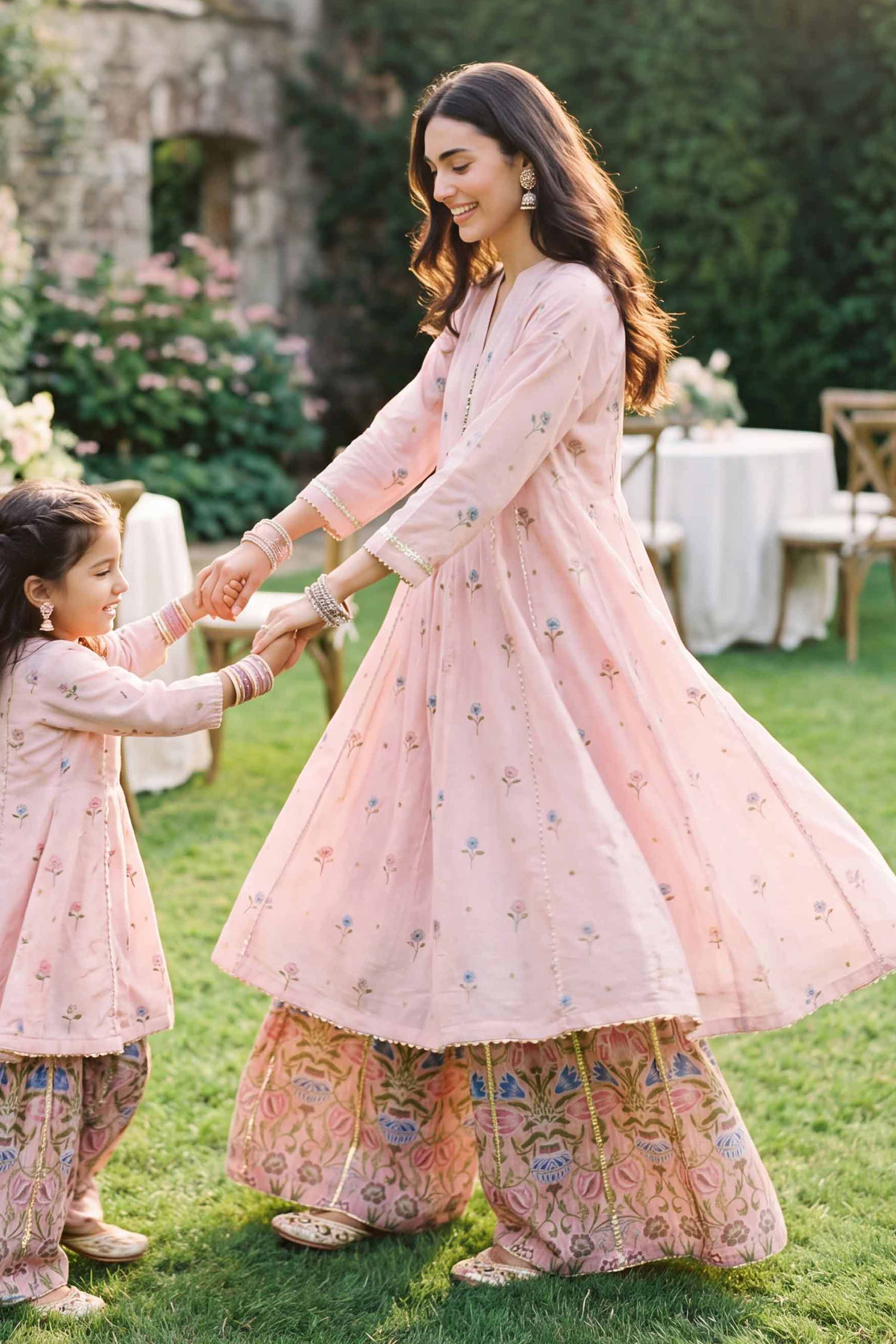 Nishat UK - Pink Printed Lawn 2-piece ready to wear Dress