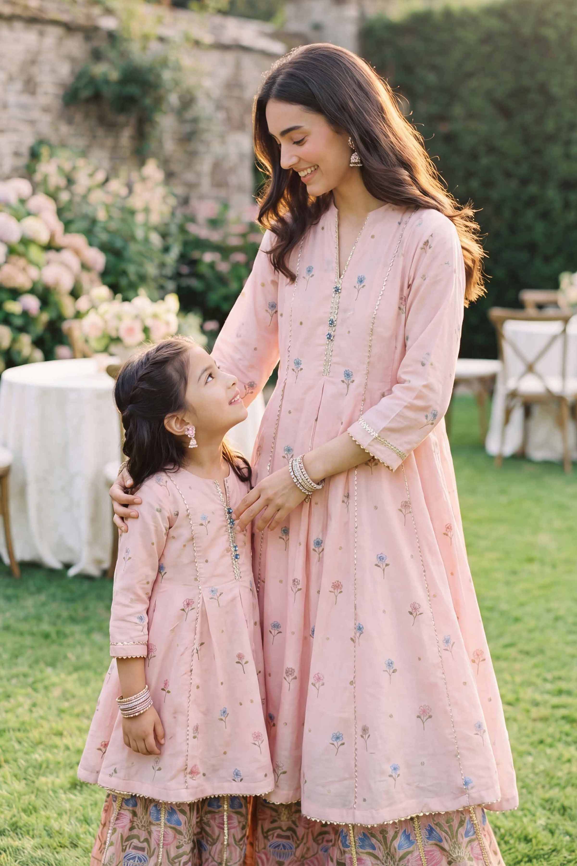 Nishat UK - Pink Printed Lawn 2-piece ready to wear Dress