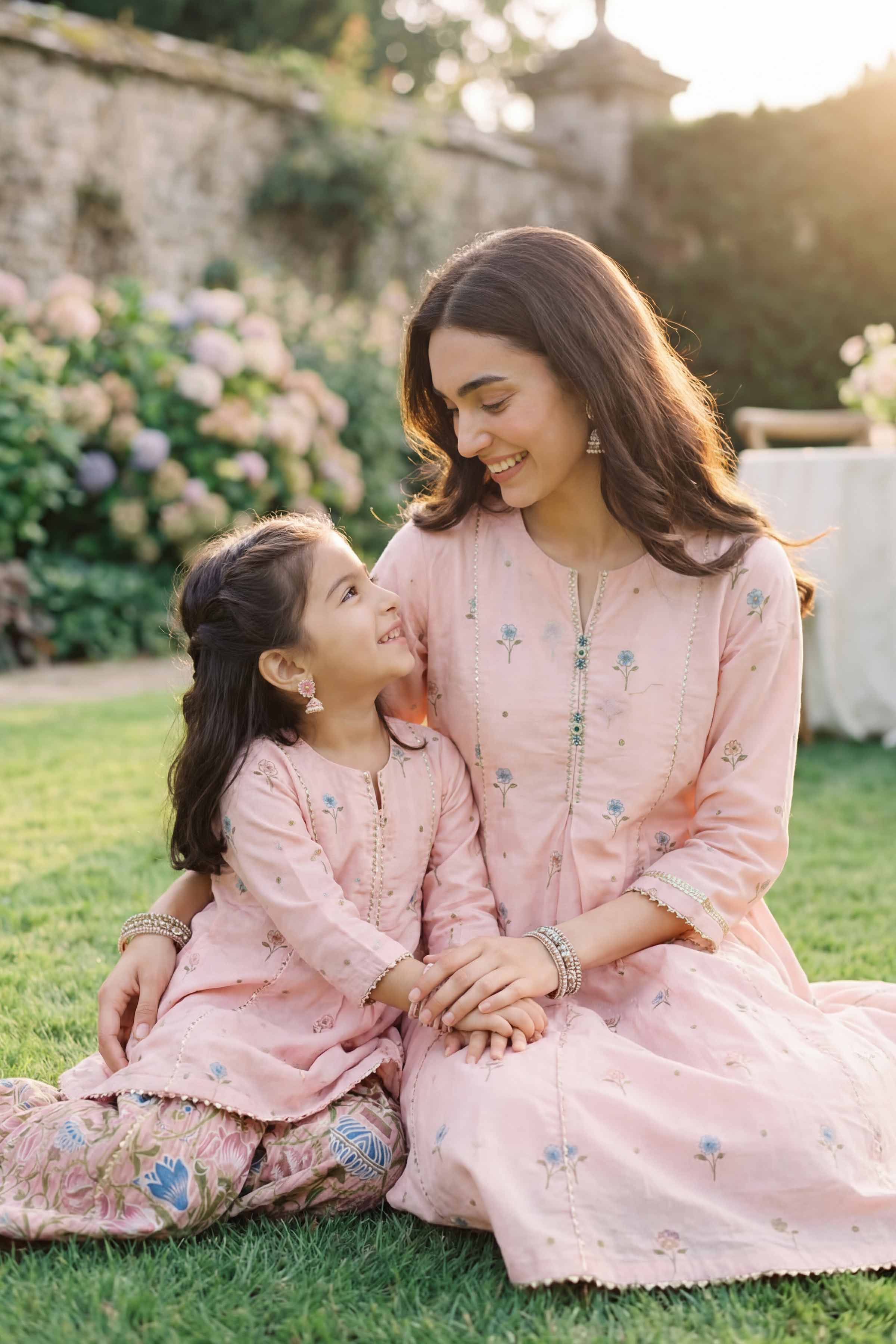 Nishat UK - Pink Printed Lawn 2-piece ready to wear Dress