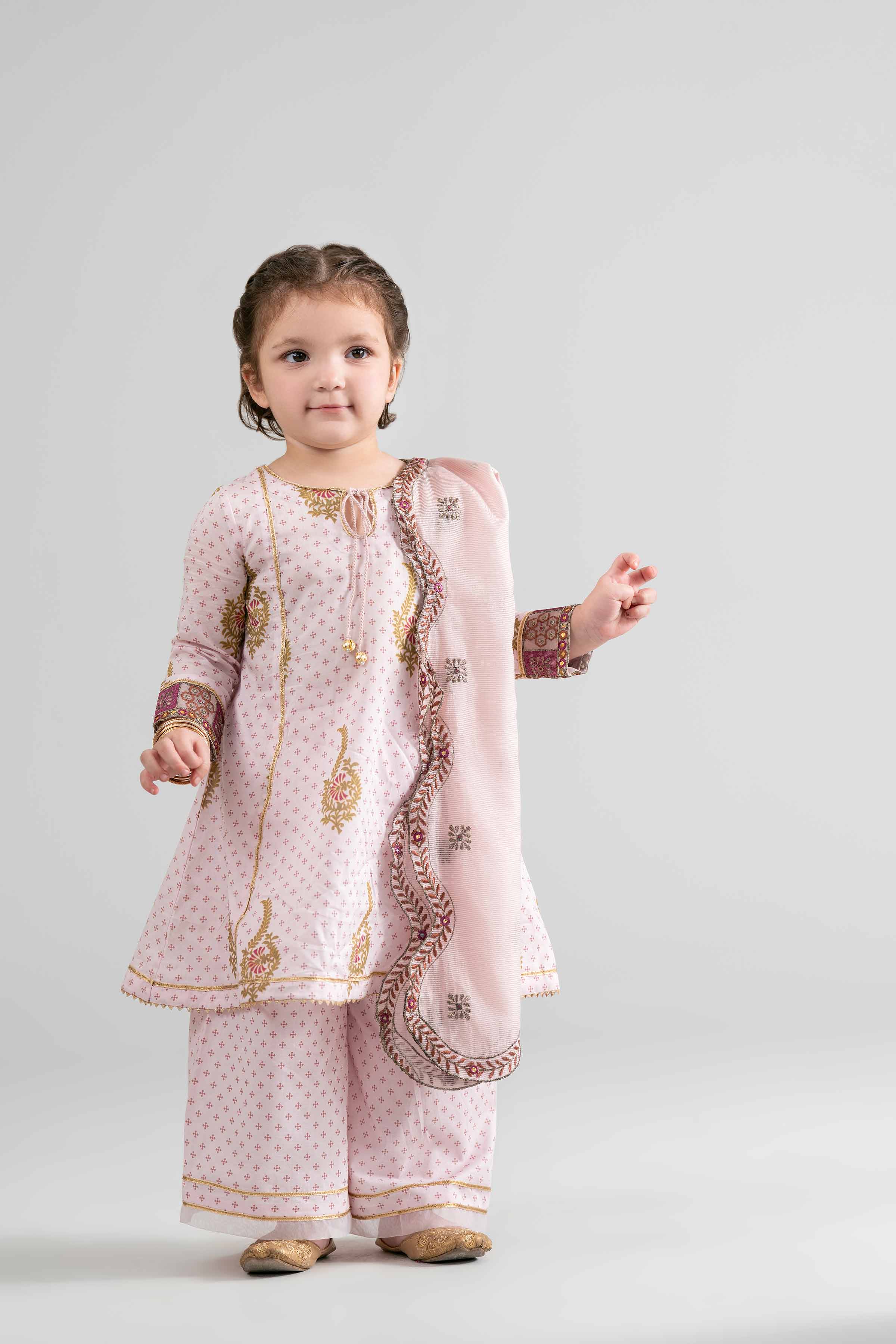 Nishat UK - Pink Embroidered Lawn 3-piece ready to wear Suit