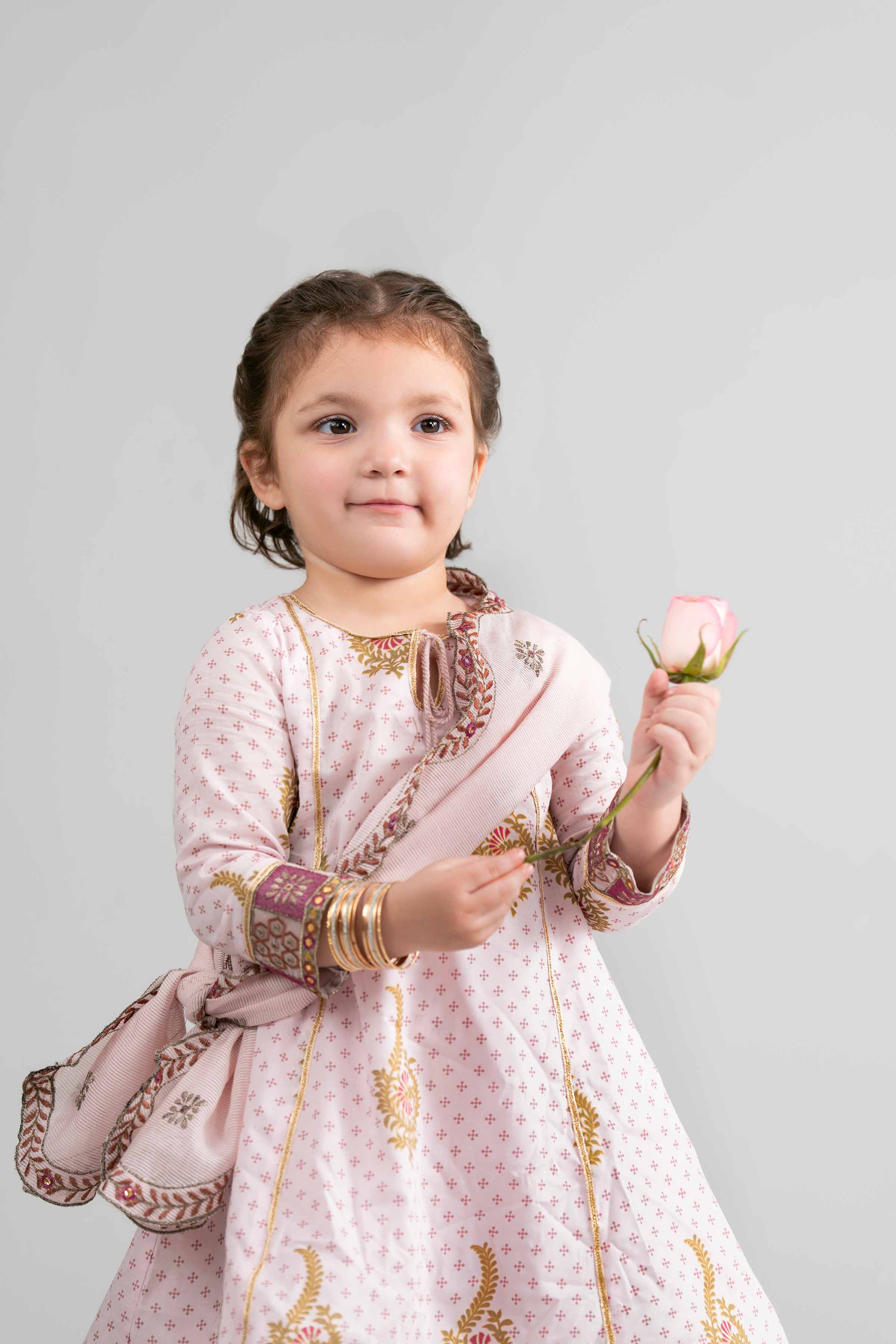 Buy Pink Embroidered Lawn 3-piece ready to wear Suit