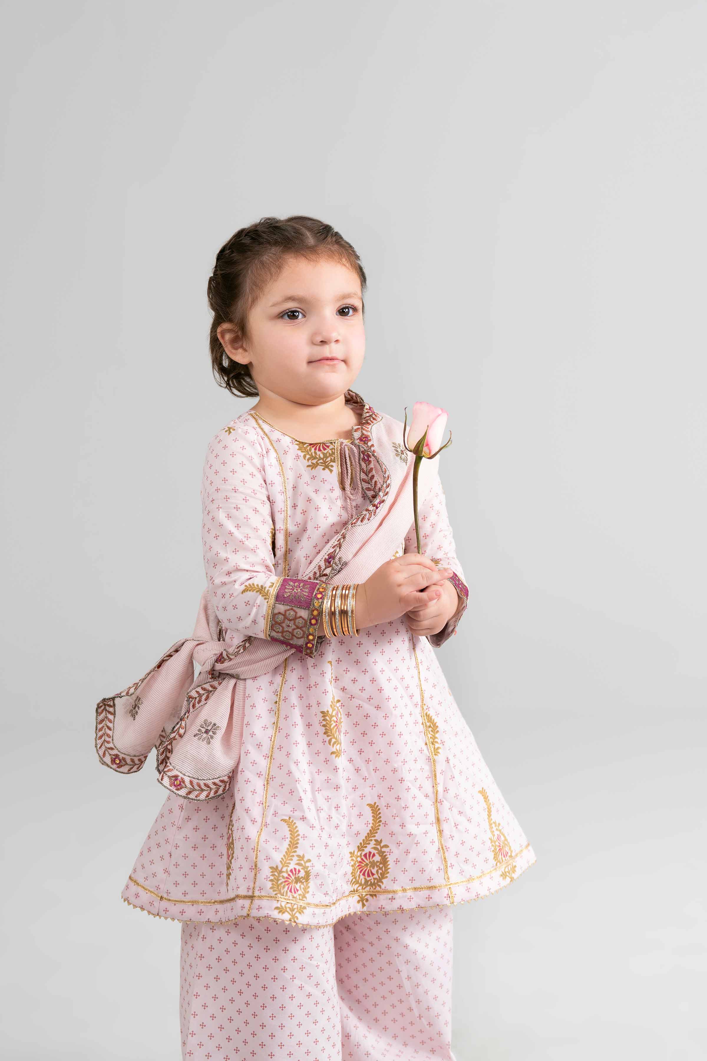Nishat UK - Pink Embroidered Lawn 3-piece ready to wear Suit