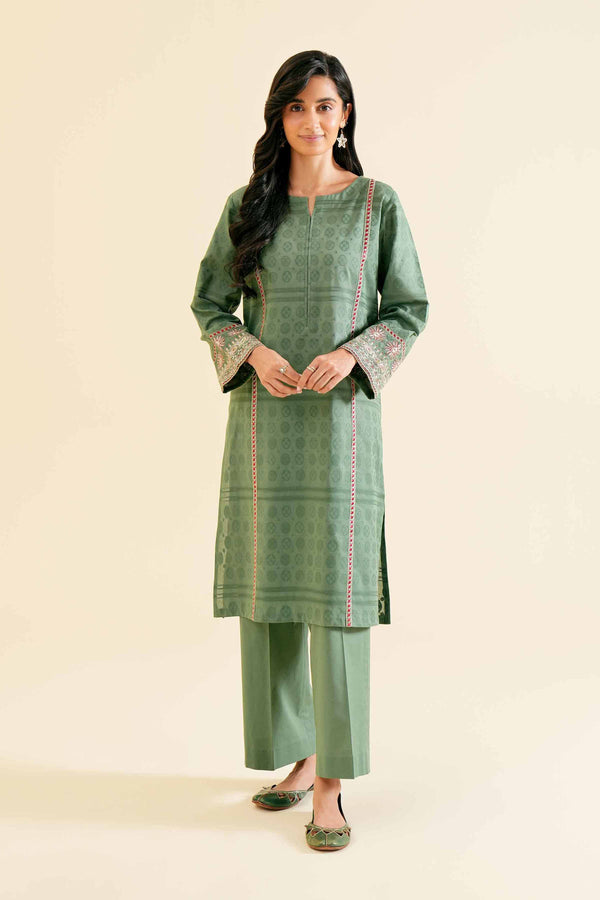 2-Piece - Embroidered Suit  - PS24-128