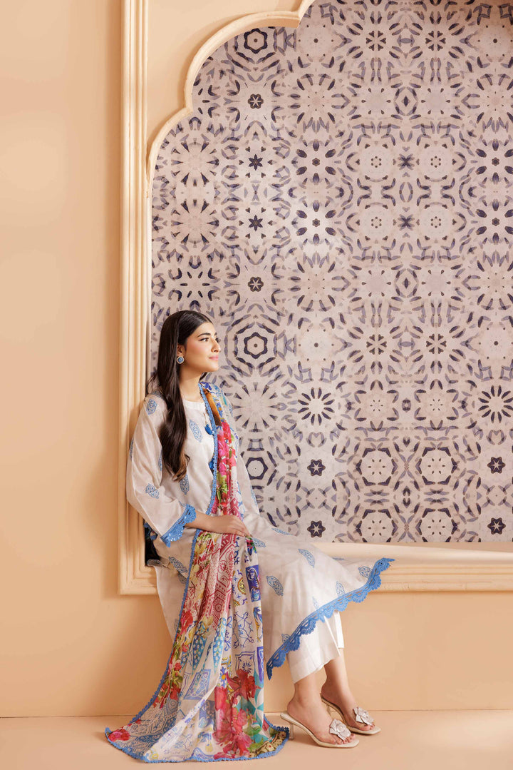 3 Piece - Printed Suit - PS25-117 - for Women - Pret Collection | Nishat | Shop Online