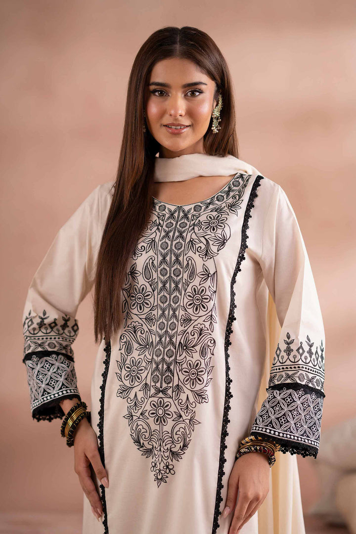3 Piece - Embroidered Suit - PS25-162 - for Women - Pret Collection | Nishat | Shop Online