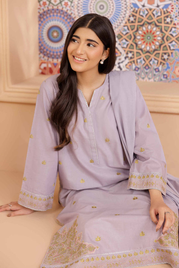 2 Piece - Embroidered Suit - PS25-190 - for Women - Pret Collection | Nishat | Shop Online