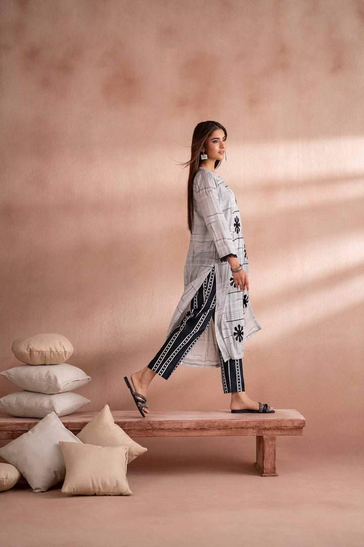 2 Piece - Printed Embroidered Suit - PS25-194 - for Women - Pret Collection | Nishat | Shop Online