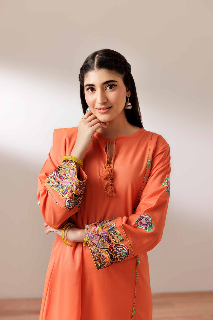 2 Piece - Embroidered Suit - PS25-199 - for Women - Pret Collection | Nishat | Shop Online