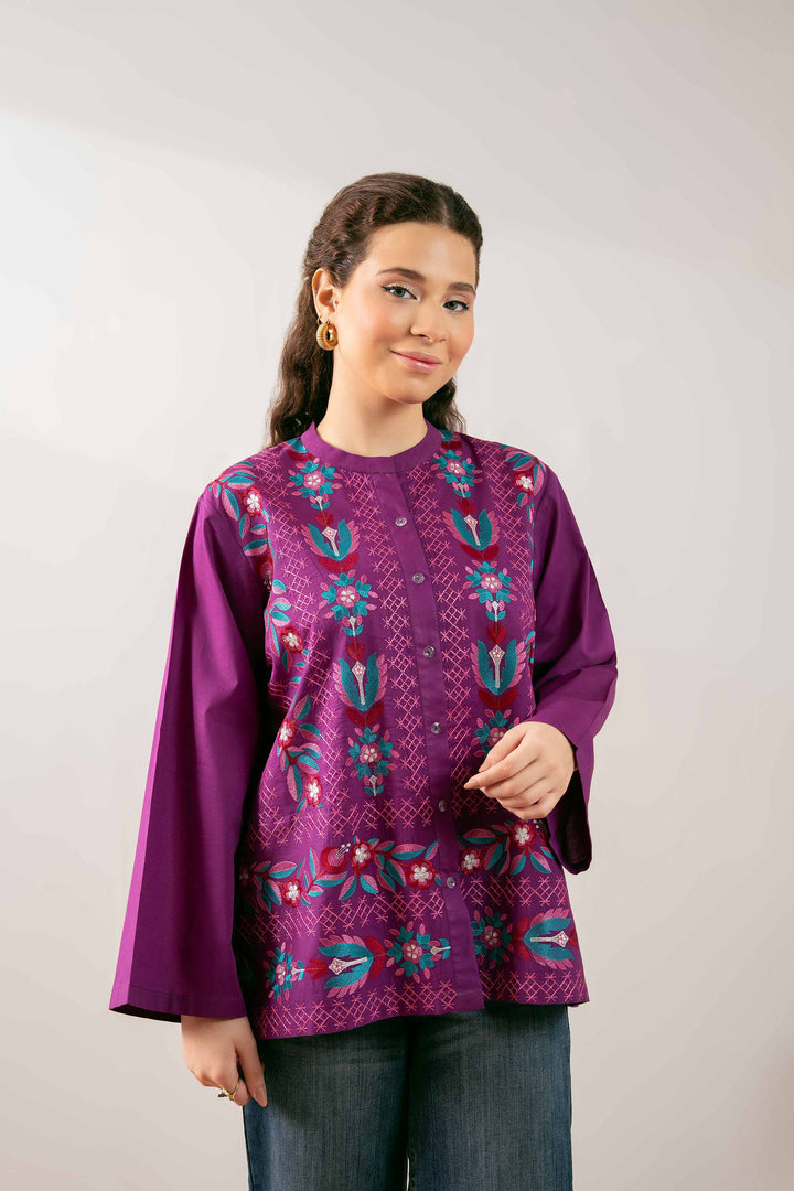 1 Piece - Embroidered Tunic - PS25-202 - for Women - Pret Collection | Nishat | Shop Online