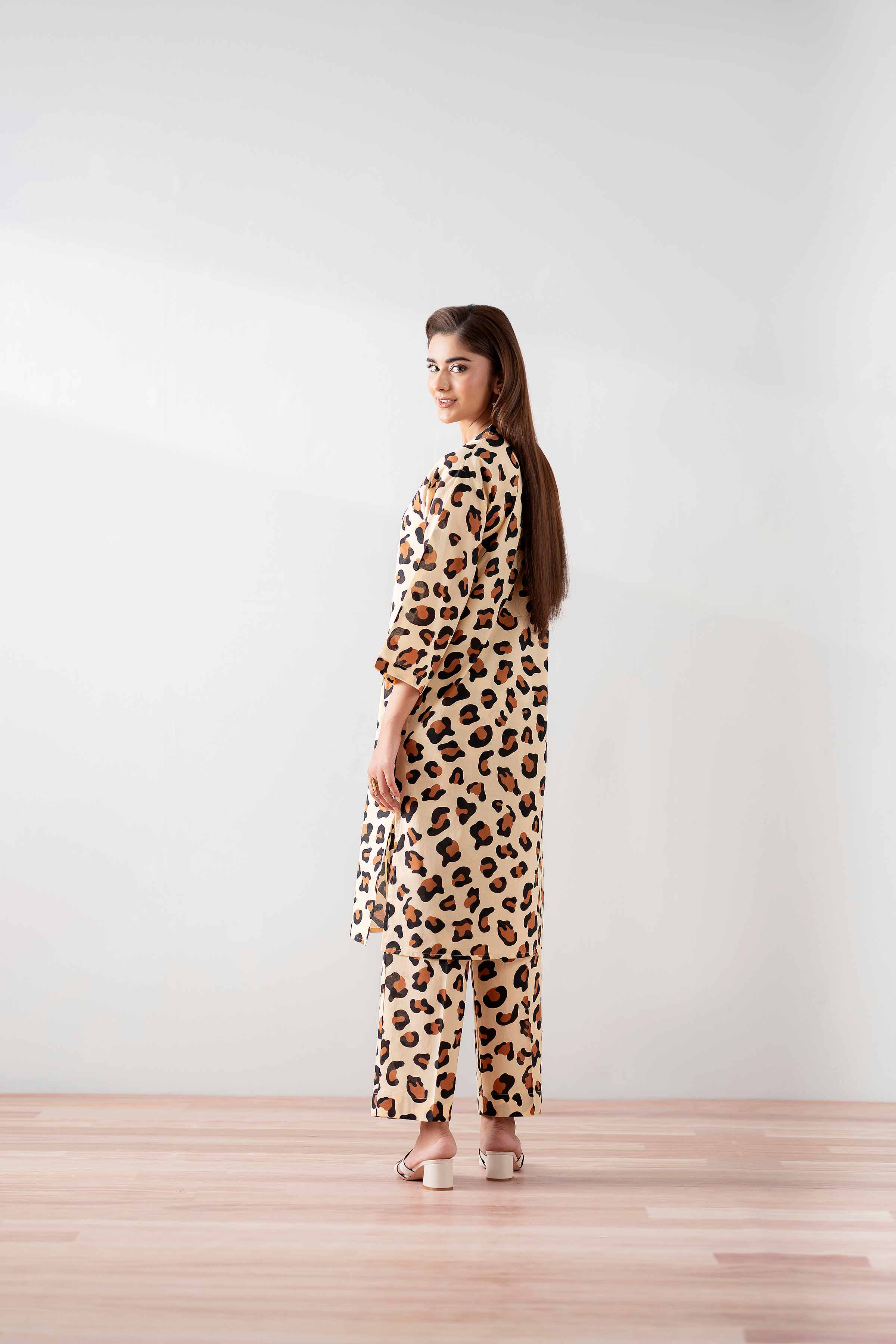 NishatUK - Skin Printed  Cambric 2-piece ready to wear Dress