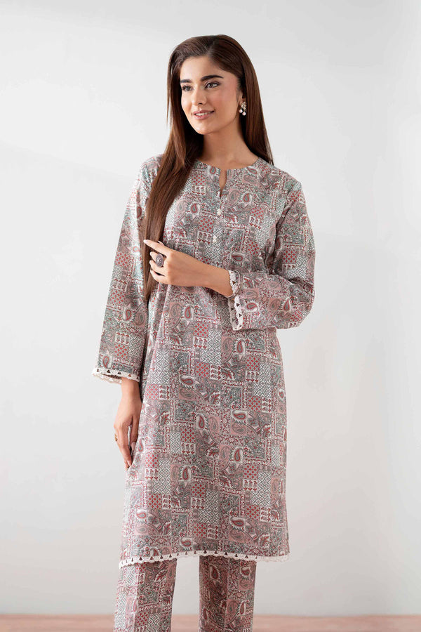 2 Piece - Printed Suit - PS25-231