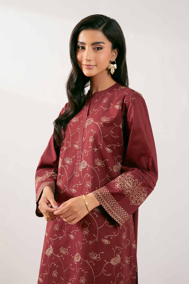 1 Piece - Embroidered Shirt - PS25-264 - for Women - Pret Collection | Nishat | Shop Online