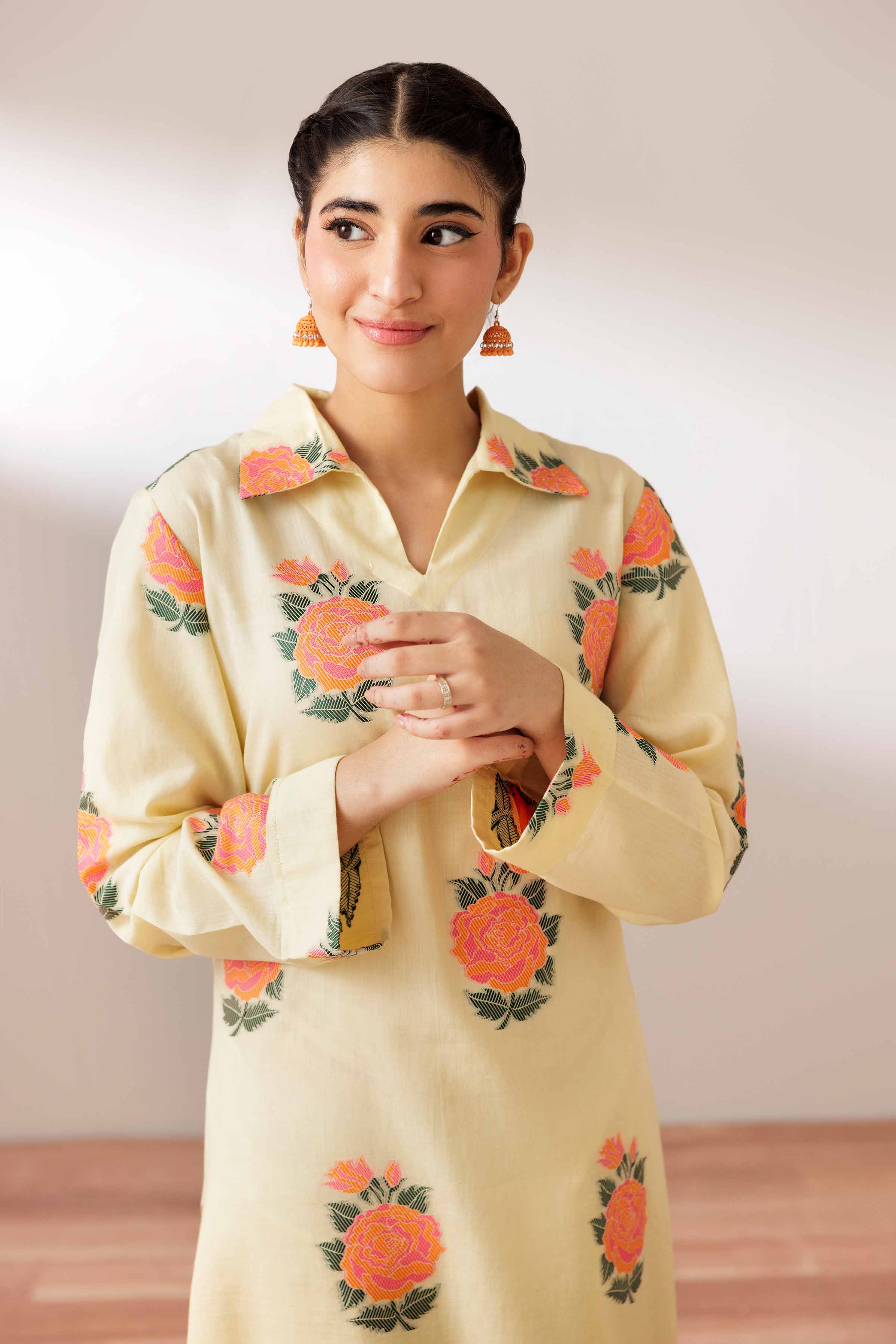 NishatUK - Sunshine Printed  Jacquard 1-piece ready to wear Shirt