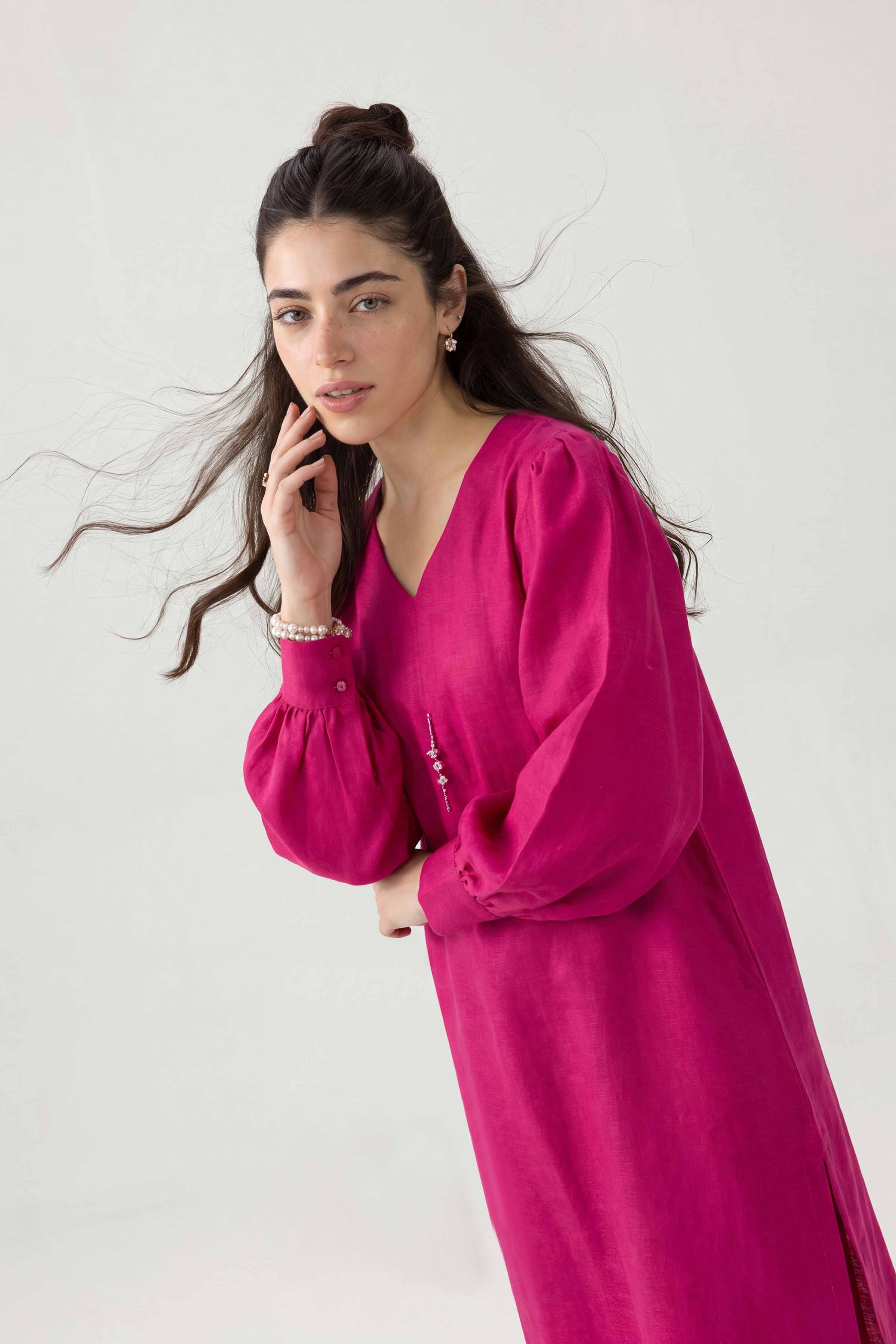 Nishat UK - Pink Embroidered Cotton 2 Pieces ready to wear Suit