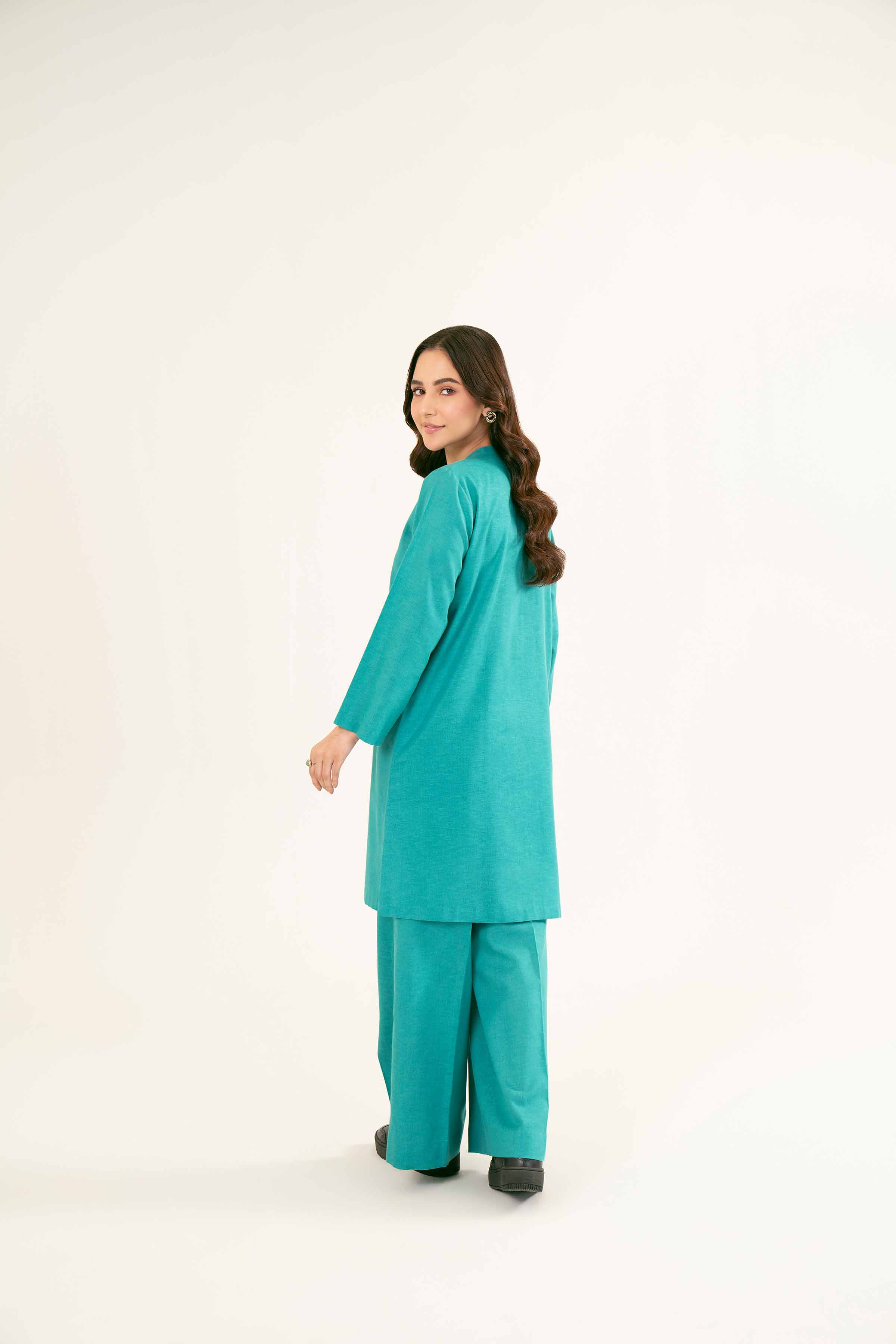 NishatUK - Brown Solids  Karandi 2-piece ready to wear Dress