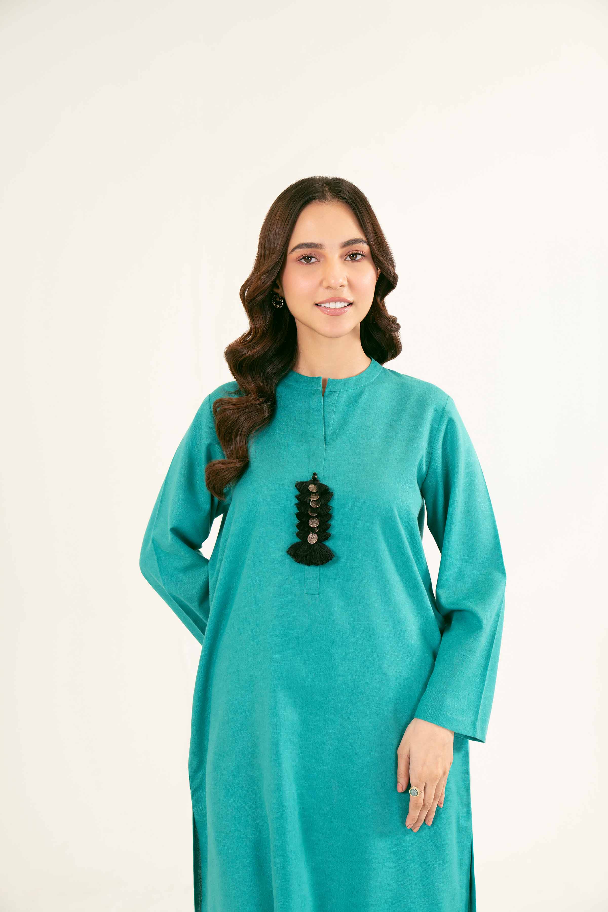 NishatUK - Brown Solids  Karandi 2-piece ready to wear Dress