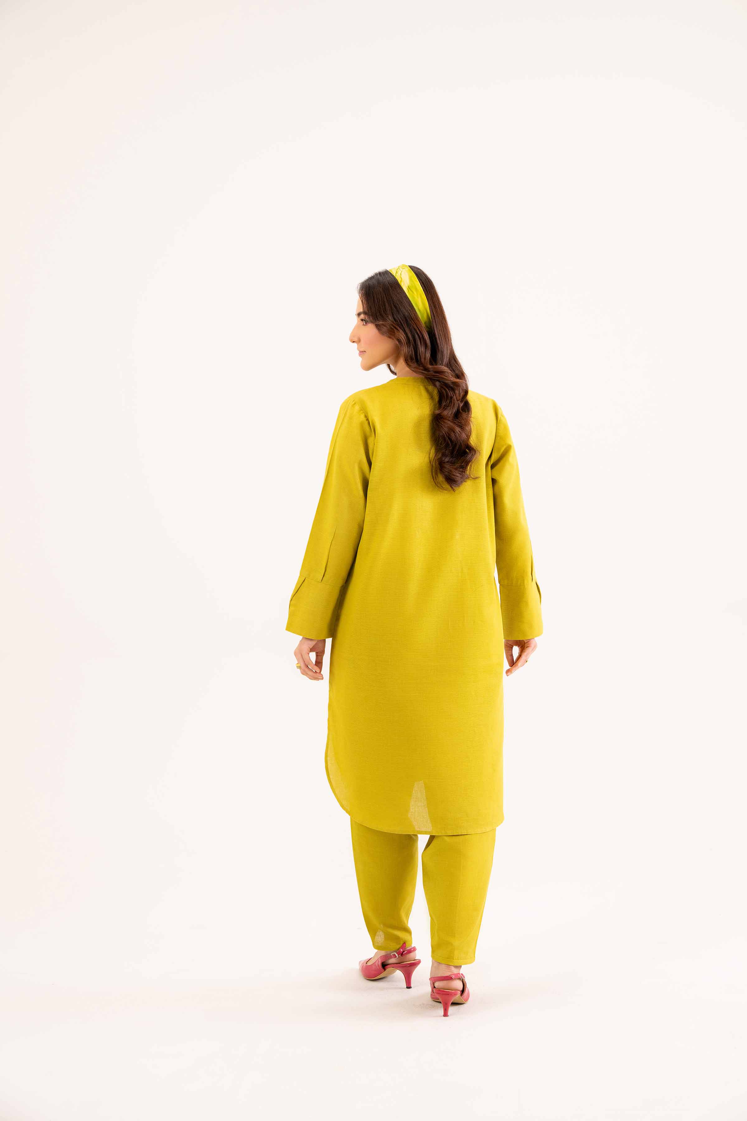 NishatUK - Brown Solids Khaddar 2-piece ready to wear Dress