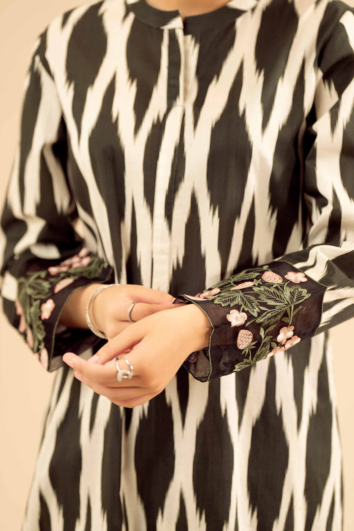 2 Piece - Printed Embroidered Suit - PW25-02 for Women - Pret Collection | Nishat | Shop Online
