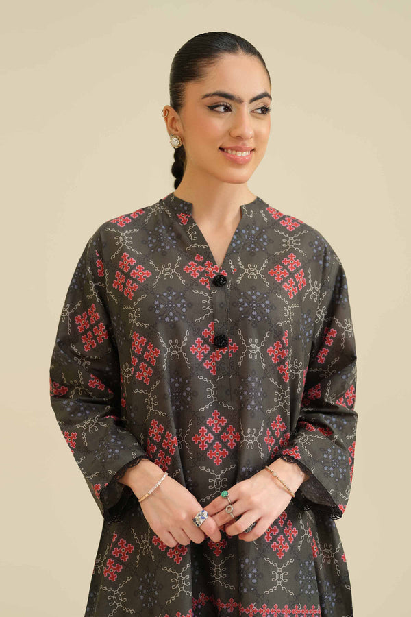 Printed Shirt - PW25-05 for Women - Pret Collection | Nishat | Shop Online