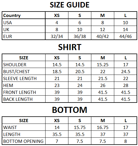 Size Guide