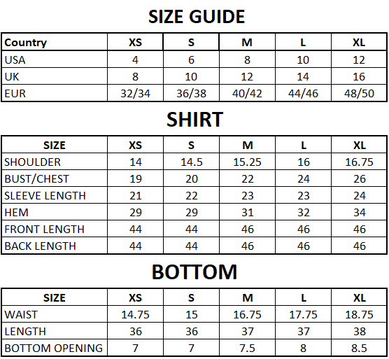 Size Guide