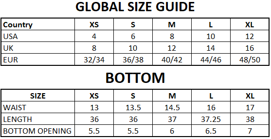 Size Guide