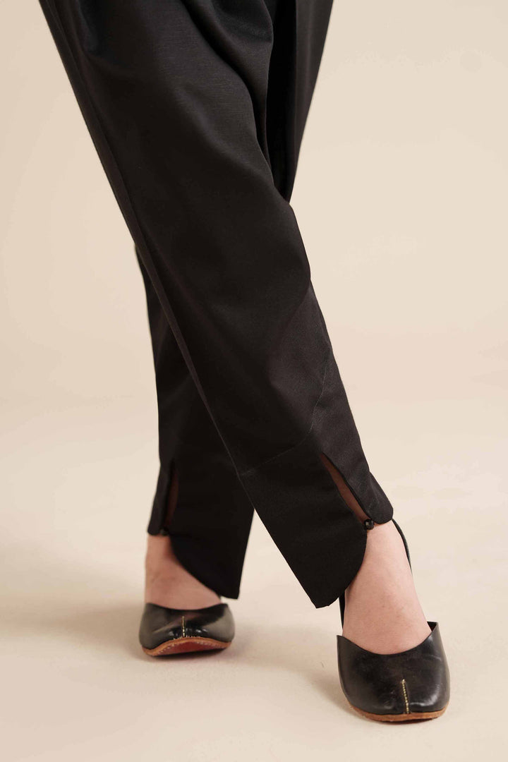 NishatUK - Black Solids Karandi 1-piece ready to wear Shalwar