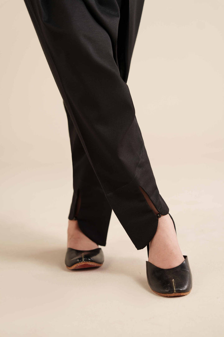 NishatUK - Black Solids Karandi 1-piece ready to wear Shalwar