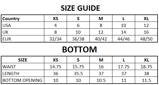 Size Guide