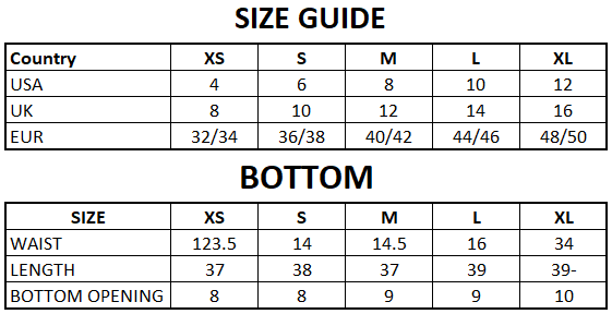 Size Guide