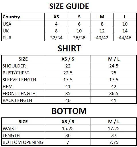 Size Guide