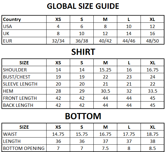 Size Guide