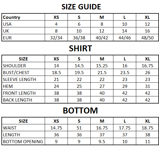 Size Guide