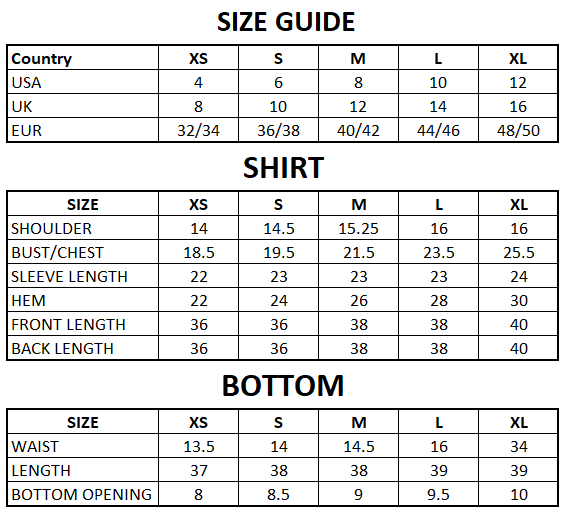Size Guide