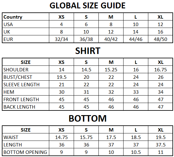 Size Guide