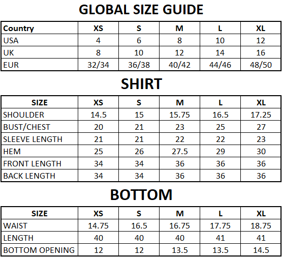 Size Guide