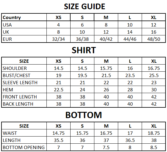 Size Guide