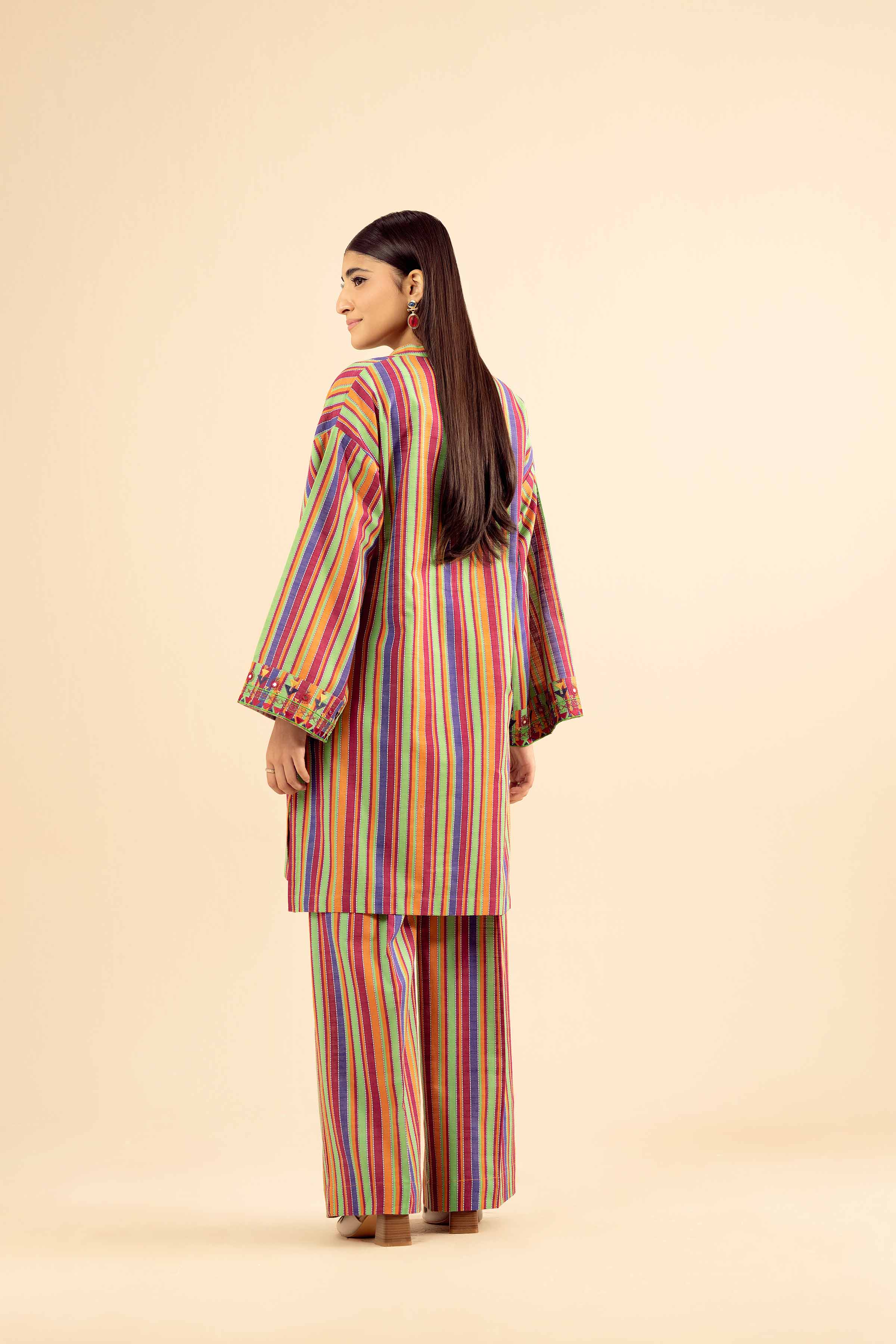 NishatUK - Multi Embroidered Khaddar 2-piece ready to wear Dress