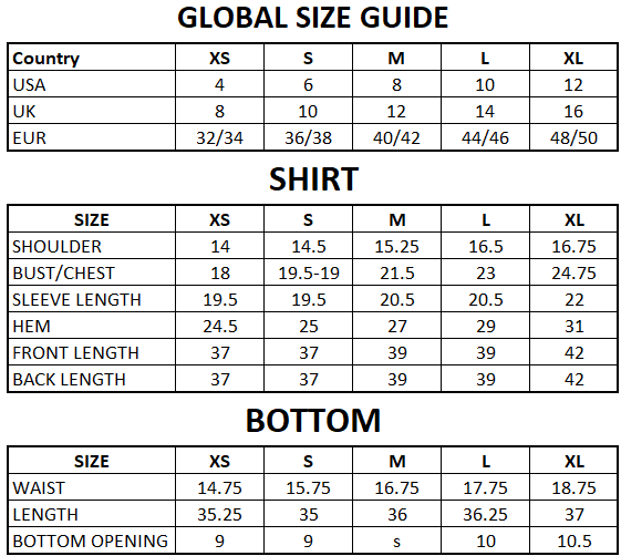 Size Guide