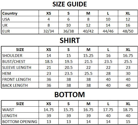 Size Guide