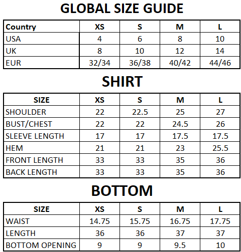 Size Guide