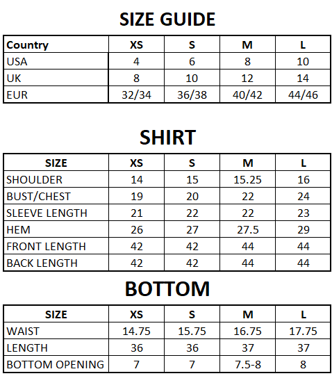 Size Guide