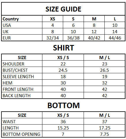 Size Guide