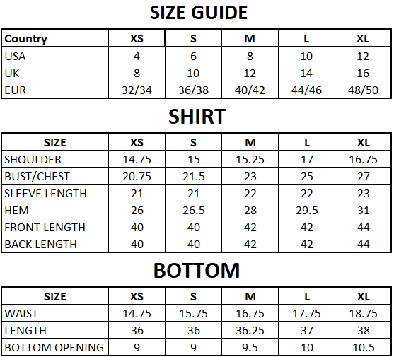 Size Guide