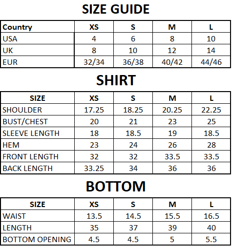 Size Guide