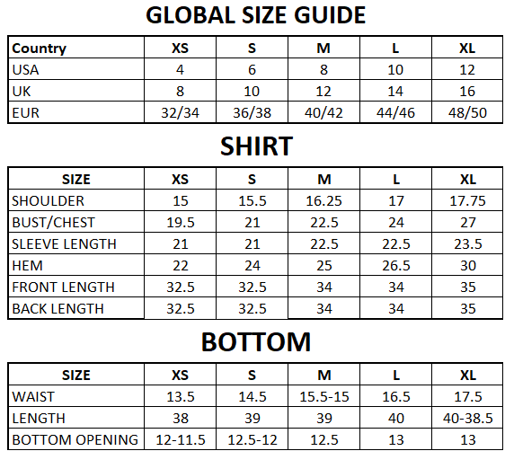 Size Guide