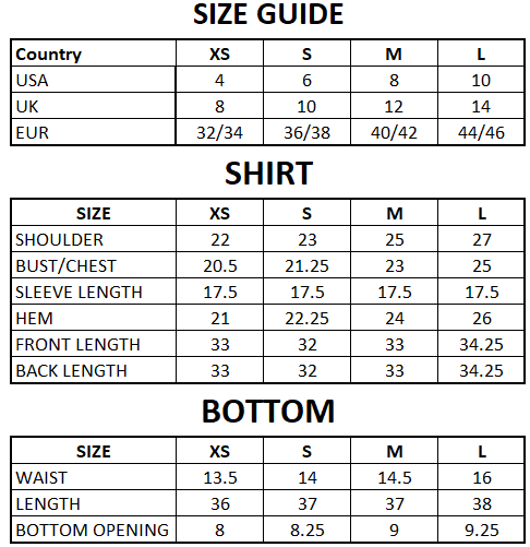 Size Guide