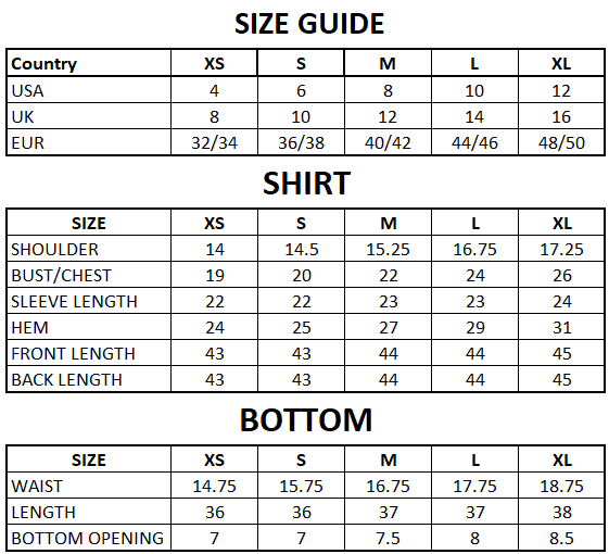 Size Guide