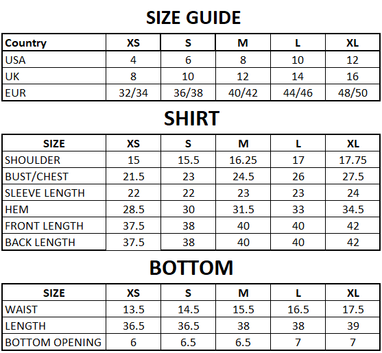 Size Guide