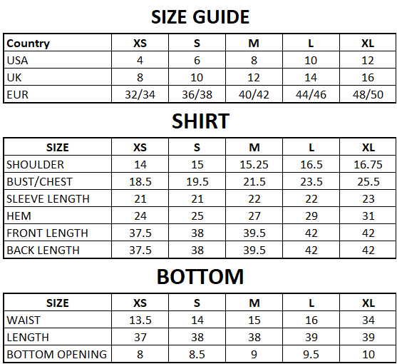 Size Guide